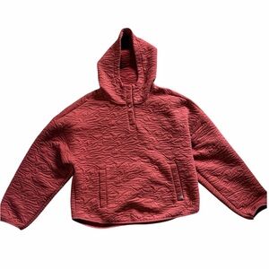 The American Outdoorswoman Red Quilted Hoodie